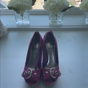 Pink bcbg shoes